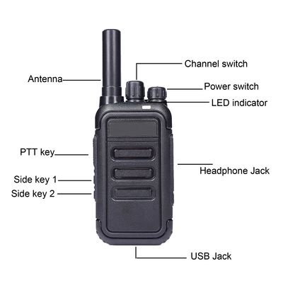 WKTK レストラン管理のためのHandheld VHF UHF ラジオ長距離インターコンシステム