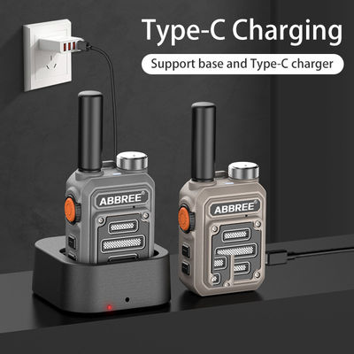 ABBREE AR-63 狩猟用ワイヤレスウォーキー・トーキー カラーカモ/ブラウン・トーク 範囲 3km-10km