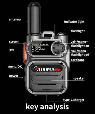 4G無線ミニウォーキー・トーク 遠隔衛星通信