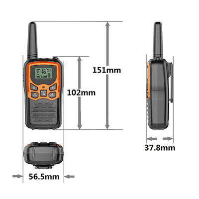 長距離3〜5kmのPMR/FRS/GMRSモバイル・電話 ウォーキー・トークイ・トイと10つのコール・トーン