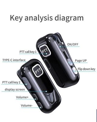 1Km 距離 ミニウォーキー・トーク 0.5W レストラン用 2 Way ラジオ ウォーキー・トーク