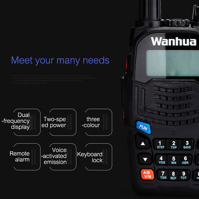 136~174MHZ 周波数帯 ホテル通信用の二方向ウォーキー・トーク WKTK UV6S