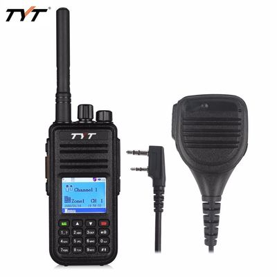 UHF VHF ハンドヘルド ウォーキー・トーキー 1000チャンネル GPS IP67 防水 デュアルバンド デジタル ラジオ