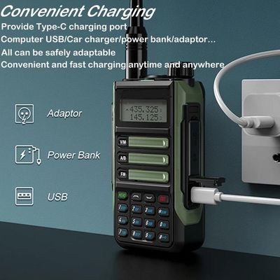 UHF USB 充電器 ウォックス PC プログラミング ワイヤレス ウォーキー トーク 徒歩や登山のための