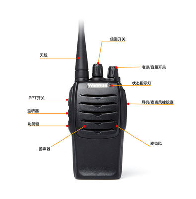 バオフェン対応ウォーキー・トッキーヘッドセット 403-470HZ 周波数範囲 5km トーク範囲 Kヘッド