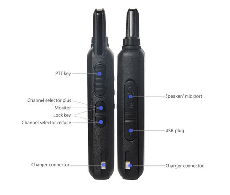 VTC201 デュアルモード ウォーキー・トーク 2W UHF/VHF ラジオ 長距離通信用