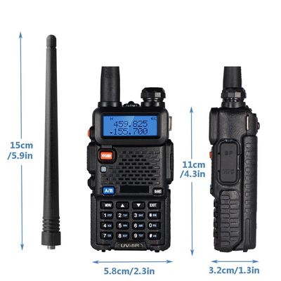 CE FCC RoHs 認定 携帯 Bf UV-5R レストランインターフォン用 VHF UHF ダブルバンド ラジオ
