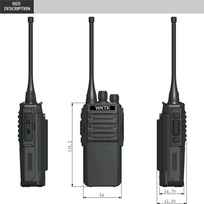 ポータブルVHFUHF 2方向ラジオ 3W出力 パッタリ ホテル レストラン インターフォン