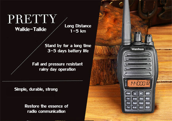 OEM オーダーメイド ウォーキー・トーキー 4G型 POC WH118 デジタルラジオ ブラック UHF VHF プロフェッショナル