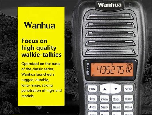 ウォーキー・トッキー 高功率 2Watt 16チャンネル 10kmの範囲と3800mAhの大きなバッテリー