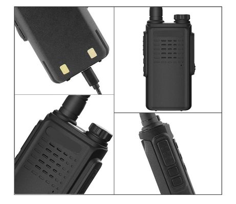 ハンドヘルド・ターミナル・スタイル 5W インターコム通信用のダブルバンド UHF ハム・ウォーキー・トーク