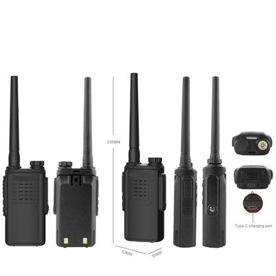 ハンドヘルド・ターミナル・スタイル 5W インターコム通信用のダブルバンド UHF ハム・ウォーキー・トーク