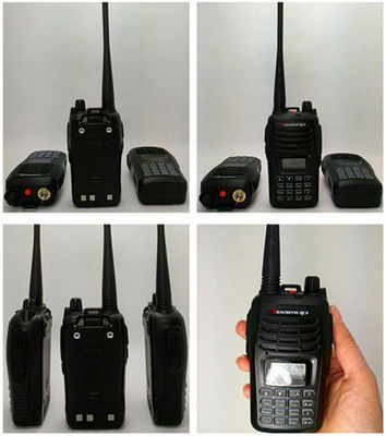 最強のT550 VHF/UHF ウォーキー・トーキー 4W出力と 16 つのストレージチャンネル