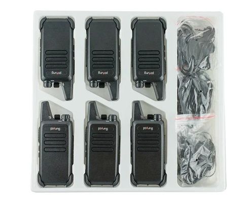 2W VHF ウォーキー・トッキーと6方向充電器で 遠距離通信が容易になりました
