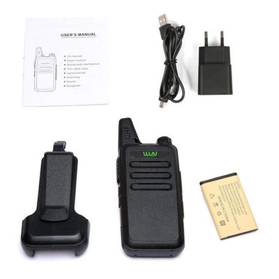 16チャネルMINI ハンドヘルドトランシーバー WLN KD-C1 ハム通信機 ラジオウォーキー・トーク