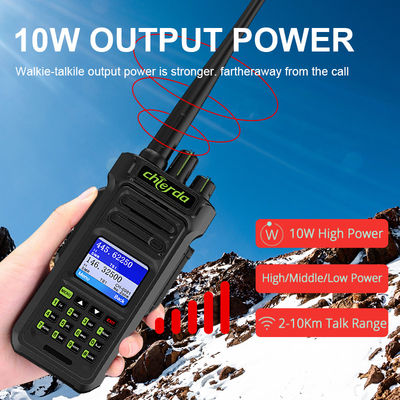 GPS IP67 VHF UHFトランシーバー通信用デジタルウォーキートーク 150*64*40mm