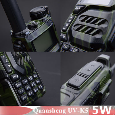 5W Quansheng UV-K5 ウォーキー・トーキー 双方向ラジオ USB-C 充電器 VHF UHF 周波数タイプ