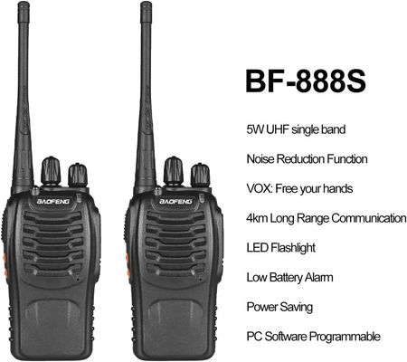 BAOFENG BF-888S シングルバンド 400-470mhz 手持ちの二方向ラジオウォーキー・トーク