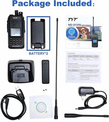 ハム・ウォーキー・トーク・ティット MD-UV390 双帯 VHF UHF Dmr ラジオ 防水 防塵 IP67 201g