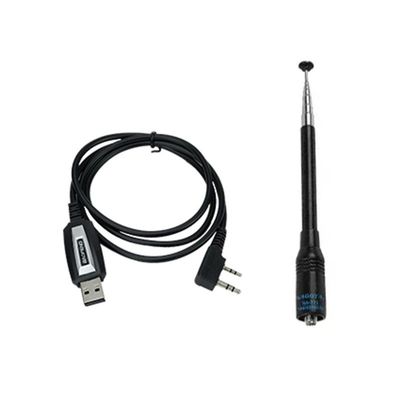 130 x 58 x 35mm 黒 バオフェン Bf-UV2プラス IP68 LED懐中電灯 UV ダブルバンドウォーキー・トーク