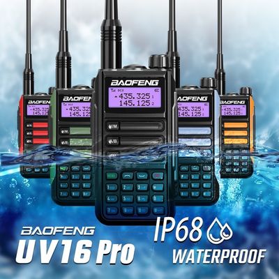2024 バオフェン UV-16 PRO 高電力 TYPE-C ウォーキー・トーク ブラック色,5W出力