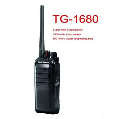 Quansheng Tg-1680 PC プログラム可能な電源調整ウォーキー・トッキー製品 295g 体重