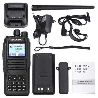 バオフェン DMR DM-1701 128 ストレージチャンネル 136-174MHz 400-470MHz 二方向ラジオ ハンドヘルド