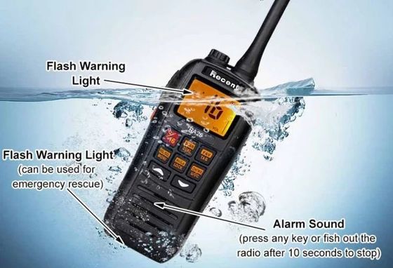 最近の RS-37m IP67 防水 5W VHF 2 Way ロングレンジ ウォーキー トーク 海上ラジオ