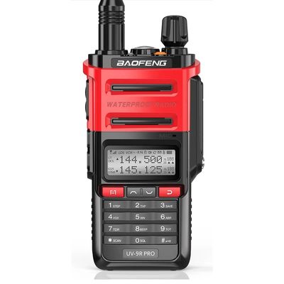 128チャネル バオフェン UV-9r PRO IP68 遠距離通信用ウォーキー・トッキー 2024年
