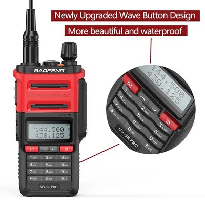 128チャネル バオフェン UV-9r PRO IP68 遠距離通信用ウォーキー・トッキー 2024年
