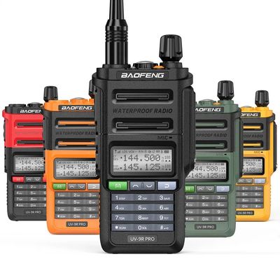 128チャネル バオフェン UV-9r PRO IP68 遠距離通信用ウォーキー・トッキー 2024年