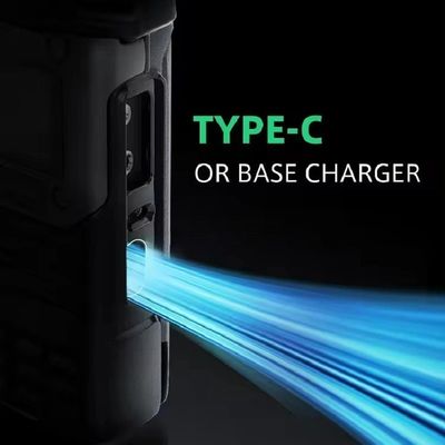 プロの無線無線通信機 IPX5耐水性による手動緊急アラーム