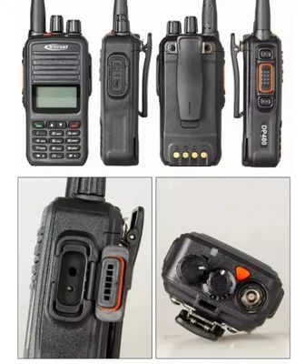 136~174MHz/400~470MHz周波数範囲 ビジネス用直線DMR携帯ラジオ