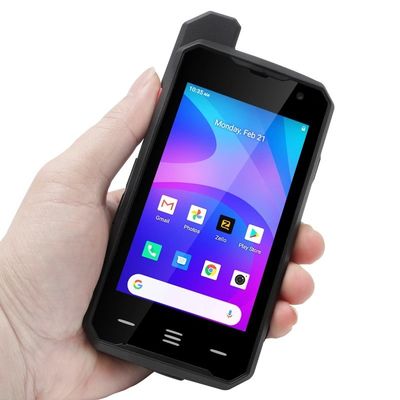ブラックユニワ F101 4インチタッチスクリーン ゼロ IP65 防水 Poc ラジオ 4G アンドロイド ウォーキー・トーキー NFC と Sos ボタン 2024