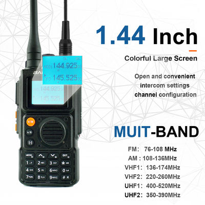 バオフェン UV-K6 手持ちの2方向ラジオ 999チャンネルとフルバンド周波数帯