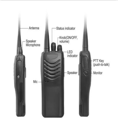 ケンウッド UHF/VHF 16CH ストレージチャネルとターミナルスタイルを持つハンドヘルドウォーキー・トーク