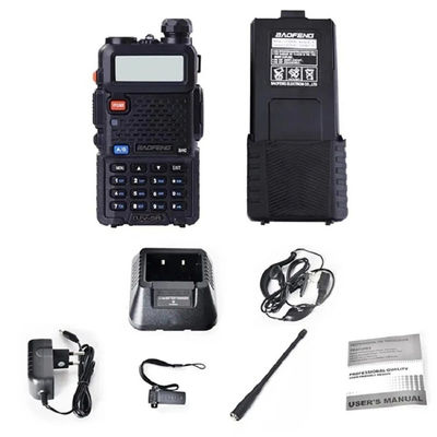 5~10kmの通話範囲 緊急警報 デュアルバンド GMRS ウォーキー・トーク 屋外用二方向ラジオ