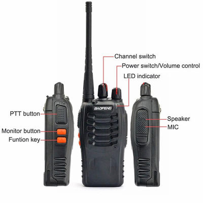 BF888S 2方向ラジオ 5W出力 400-470MHZ 周波数とハンドヘルド端末スタイル
