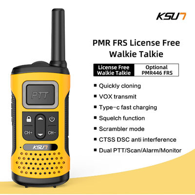 ハンドヘルド UHF KSUN GZ32 PMR FRS 免許 クローン解読機能の無料二方向ラジオ