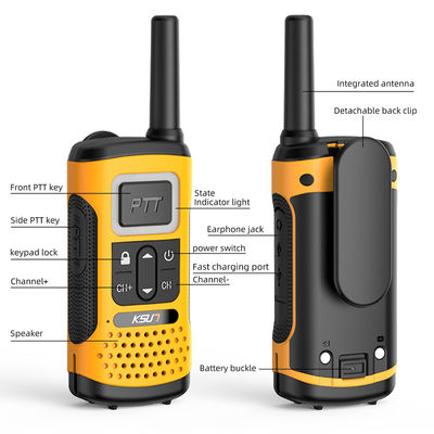 ハンドヘルド UHF KSUN GZ32 PMR FRS 免許 クローン解読機能の無料二方向ラジオ