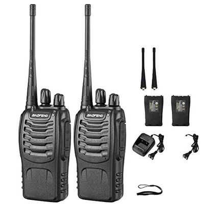 BF-888S バオフェン 5Wウォーカートーク 1500mAhバッテリー容量とUHF周波数タイプ
