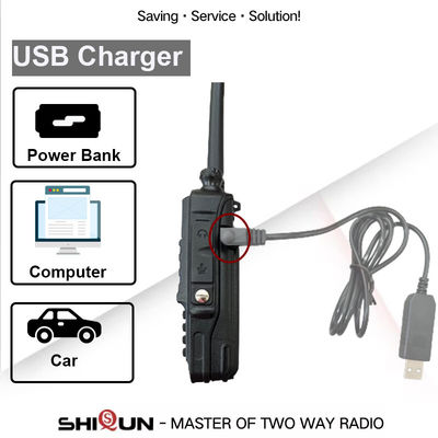 8W出力 バオフェン UV-5Rプラス USB-C 充電付き トライパワー ハム ラジオトランシーバー