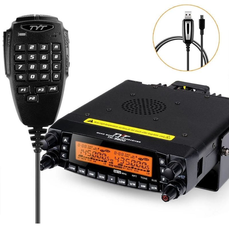 TYT TH-9800 自動車ラジオ 50W ウォーキートーク 100km 長距離と 209 ストレージチャンネル