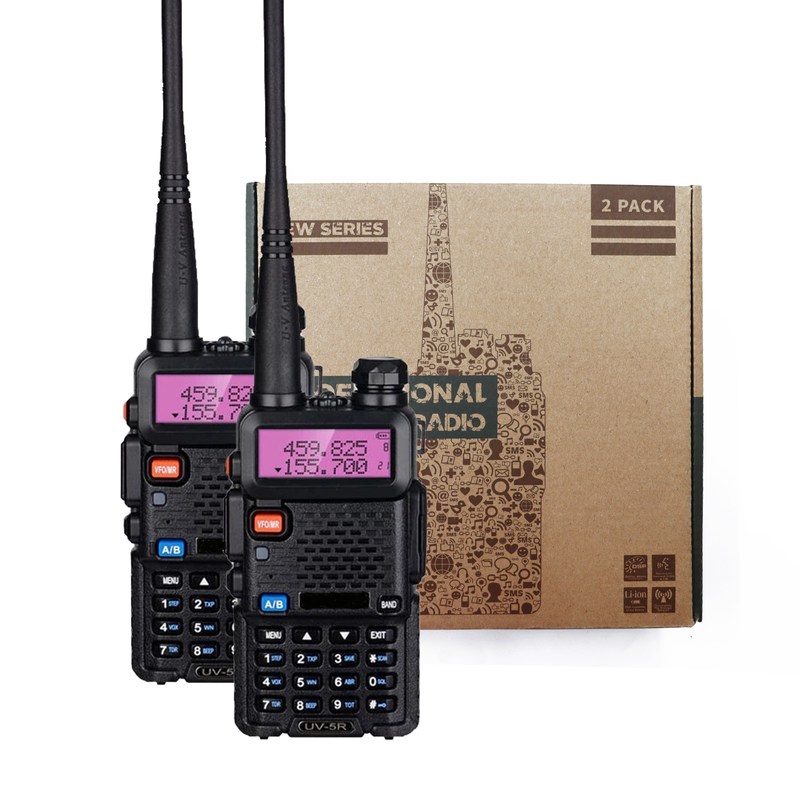 手持ちのウォーキー・トッキー BF UV5R 8w ダブルバンド UHF VHF ハムラジオ 400-470MHz 3kmの範囲