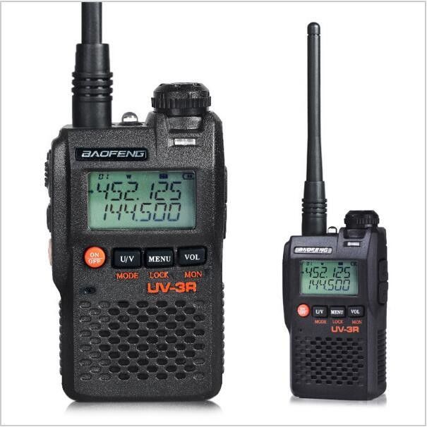 ウォーキー・トッキー UV-3R ロングレンジ ダブルバンド UHF VHF ハンディ・ツー・ウェイ・ラジオ