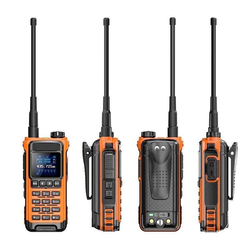 VHF 136-174 MHz トランシーバー IC-U86 UHF 400-470MHz 二方向ラジオ ウォーキー・トーク ブラック