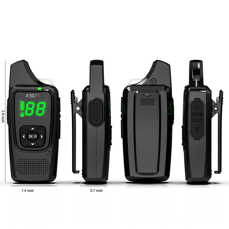ハンドヘルド・ターミナル・スタイル 双方向ラジオ KSUN V6 隠しディスプレイ UHF 無線携帯 PTT