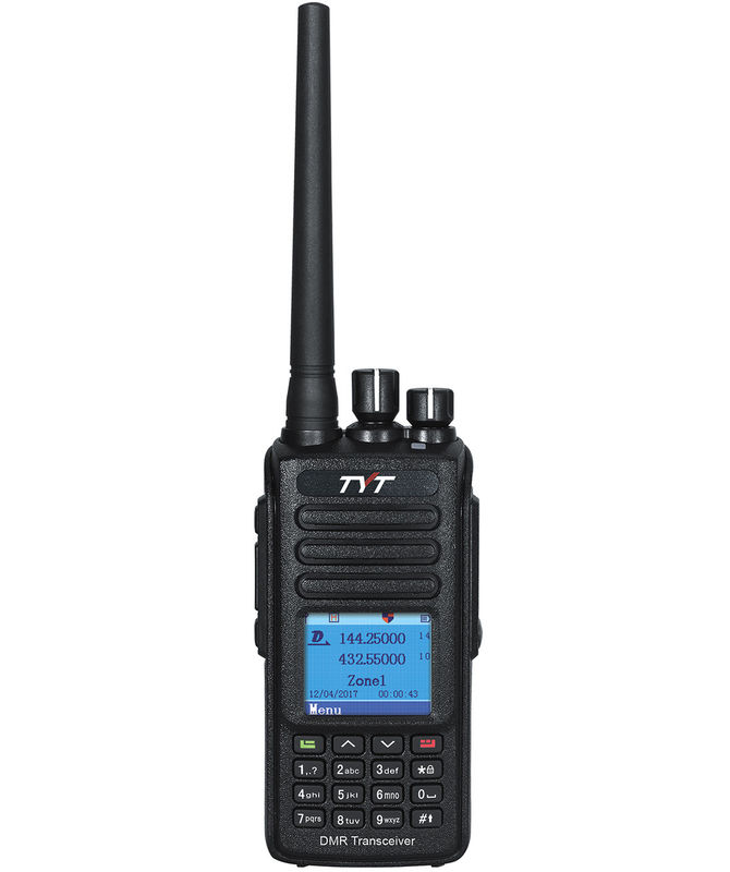 DMR ダブルバンド IP67 防水 GPS オプション100000 コンタクト 131mm*61mm*36mm デジタルラジオ