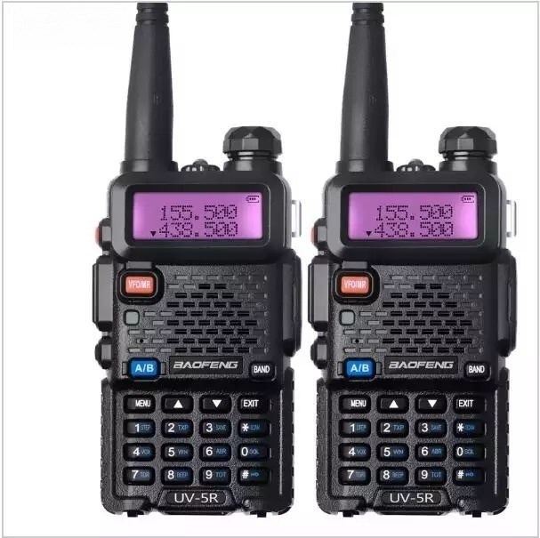 5色 Vhf ウォーキー・トーク 双バンド デジタル バオフェン Uv-5r ハム・ラジオ用 双方向ラジオ