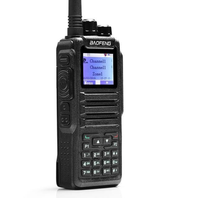 バオフェンDM-1701 5W デュアルバンドDMRラジオ Vhfモバイルラジオ 128CHストレージチャンネル